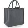 Westford Mill Taška Midi W413, nákupní, jutová, objem 14l COT500413t8299-graphite gr UNI Šedá grafitová