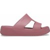 Dámske šľapky Crocs CLASSIC PLATFORM H-Strap ružová 34-35