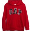GAP V-FRC FT New Campus Logo Hood červená čierna