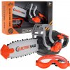 Majlo Toys Detská motorová píla s okuliarmi Electric Saw