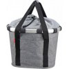Klickfix City-Taška KLICKfix Bikebasket twist stríbrná, 35x28x26cm, 15l, 800g