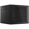 LANBERG RACK CABINET 19” WALL-MOUNT 9U/600X600 (FLAT PACK) V2 BLACK