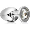 Sextreme Diamond Butt Plug S análny kolík Silver 6 cm