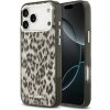 Karl Lagerfeld IML Leopard MagSafe zadný kryt pre iPhone 17 Pro Max Brown