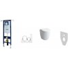 Geberit Duofix Special set - Sigma 01 tlačidlo + Laufen Pro Rimless + sedadlo + izolácia