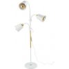 BERGE Stojacia lampa biela 3xE27