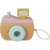 Saro Baby Wooden Camera fotoaparát Pink 1 ks