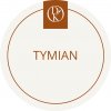 Davídkovo koření Etiketa Tymián, béžová priemer 4,5 cm 1 ks
