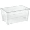 Tontarelli Úložný box COMBI s vekom 43 l transparent