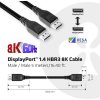 club3D DisplayPort prepojovací kábel Konektor DisplayPort, Konektor DisplayPort 5.00 m čierna CAC-1061 8K UHD Kábel DisplayPort; CAC-1061