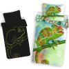 Jerry Fabrics Svietiace obliečky Chameleon - Zelená | 140 x 200 cm / 70 x 90 cm