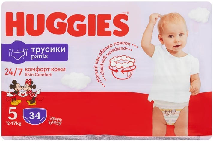 Huggies Pants Jumbo 5 12-17 kg 34 ks od 13,49 € - Heureka.sk