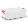 Kis K Latch Box M 28 l průhledná/oranžová