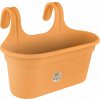 Elho Green Basics Závesný kvetináč, plast, 36 x26 cm, terakota