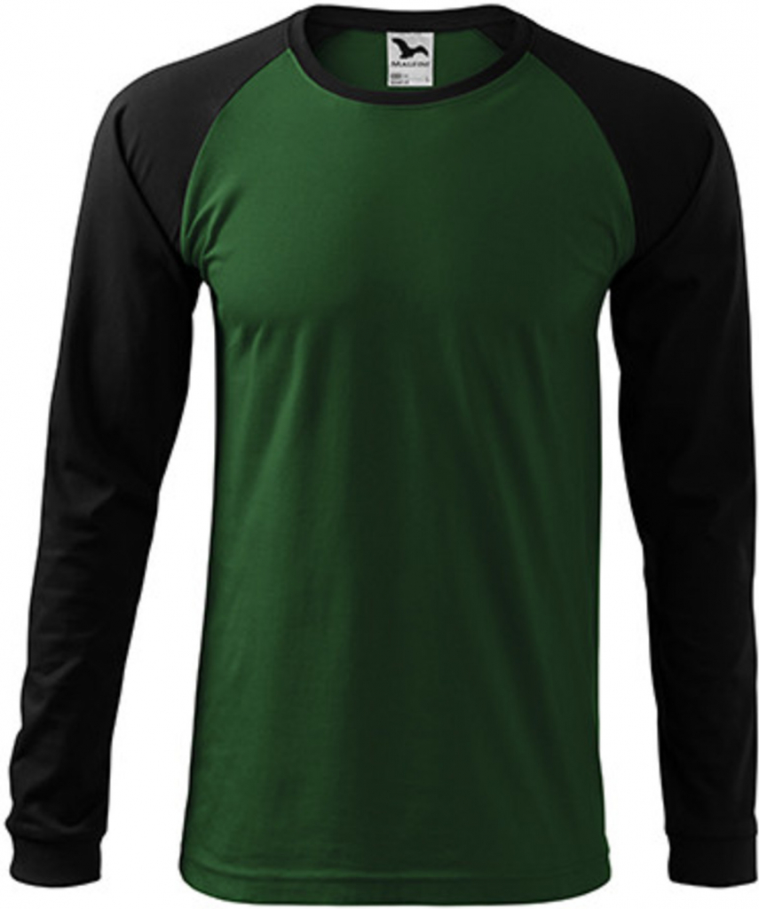 Malfini T-shirt Street LS MLI-13006 bottle green