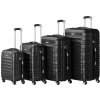 InternetovaZahrada - Set cestovných kufrov Rom - čierny
