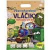 Omaľovánky pre deti Pestrofarebné vláčiky