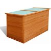 vidaXL Záhradný úložný box 126x72x72 cm drevo