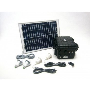SOLAR Solárny monokryštalický systém SO202 20W 12V s USB výstupom a LED  osvetlením od 257,4 € - Heureka.sk