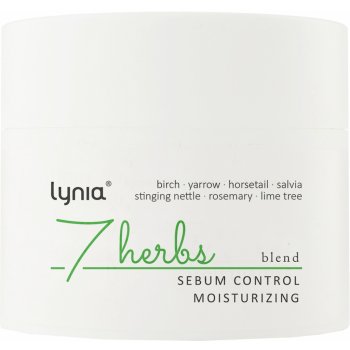 Lynia 7 Herbs Sebum Control, Moisturizing Hydratačný krém regulujúci kožný maz 50 ml