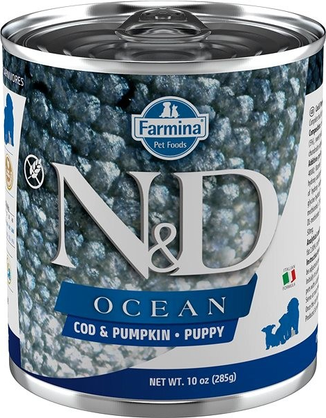 Farmina N&D Dog Ocean Puppy Codfish & Pumpkin 285 g