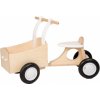 Van Dijk Toys drevený detský balančný bicykel od 1 roka - biely (kvalita pre škôlky)
