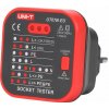 Uni-t MIE0271 Tester elektrických zásuviek RCD, UT07B-EU