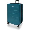 AVANCEA Škrupinový cestovný kufor DE2934 tyrkysový L 76x50x33 cm