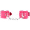 Kink - Wrist Restraints Raspberry Rose With Raspberry Rose Lining Adjustable 20-28 cm X 5.