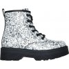 Skechers Dievčenská zimná obuv GRAVLEN HI DOODLE DOWN bielačierna
