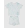 GAP Baby batikovaný set Biela 0-3M Biela Biela