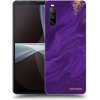 Picasee silikónový čierny obal pre Sony Xperia 10 III - Purple