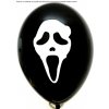 Balónik čierny motív vreskot 5ks
