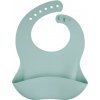 CANPOL BABIES Podbradník silikónový s vreckom - zelený 51-030_GRE