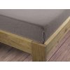 Bierbaum flanelová plachta Taupe - 80-100 x 200 cm
