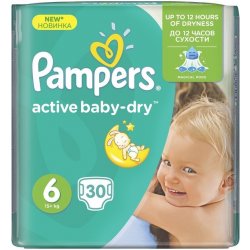 pampers active baby dry 6