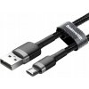 Baseus CAMKLF-HG1 USB, Micro USB, 2A, 3m, černý/sivý