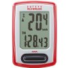Cateye Velo WL VT230W cyklopočítač, červený