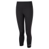 RONHILL W CORE CROP TIGHT, black/bright whte - 14