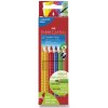 Farebné ceruzky Faber-Castell Jumbo Grip 6 farieb -