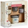 Yankee Candle Snow Globe Wonderland - Snow Globe Wonderland 121 g + Smoked Vanilla + Silver Sage & Pine + White Spruce & Grapefruit 3 x 37 g