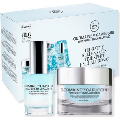 Germaine de Capuccini Timexpert Hydraluronic Rich hydratační sérum 30 ml + hydratační krém pro suchou pleť 50 ml darčeková sada