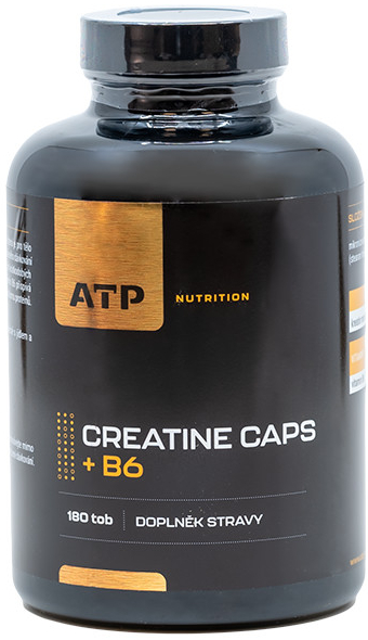 ATP Nutrition Creatine Caps + B6 180 kapsúl