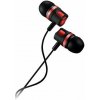 Slúchadlá, s mikrofónom, CANYON EP 3, čierna červená