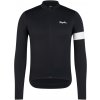 Pánsky zimný cyklistický dres Rapha Men's Core Thermal Long Sleeve Jersey - Black/White XL