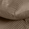 Eurofirany Posteľné obliečky damaškové VERA hnedý prúžok Damašok 1x70x80,1x140x200 cm - možnosť úpravy rozmeru