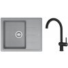 Set Franke Basis BFG 611-62 + Franke Active New FN 4089.901 šedý kameň 114.0285.118, 115.0653.398