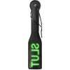 Ouch! by Shots Slut Paddle Glow in the Dark Neon Green