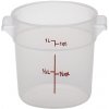 Cambro Kulatá nádoba na potraviny z polypropylenu o objemu 0,9 l a průměru 154 mm | CAMBRO, Camwear