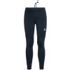 Pánske elastické nohavice Odlo, CERAMIWARM tmavo modrá,Biela, XXL